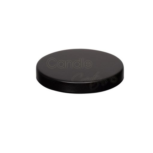 74mm Matt Black Metal Candle Lid